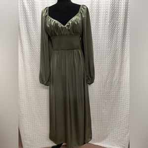 Crescent Nubia Satin Dress